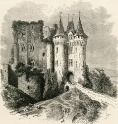 A franciaországi Nogent-le-Rotrou-ban található Saint-Jean kastély a 19. században Samuel G. Green tiszteletes „French Pictures” című művéből, 1878-ban.